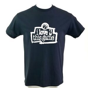 Vintage 90s 'I Love This Game" NBA Campaign Logo Retro Basketball Oversized Tee.